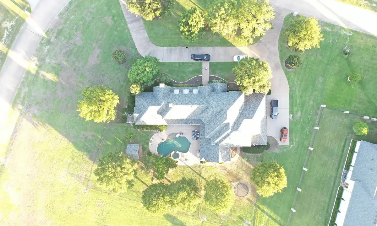 New shingle roof installation on a home in Sturgeon Bay